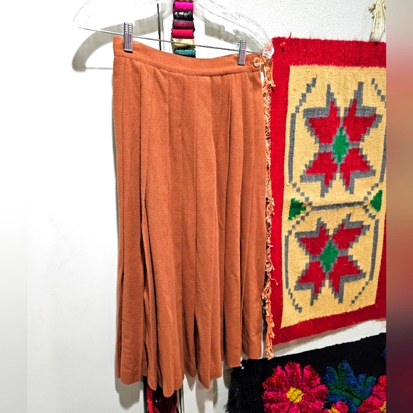 🤯Vintage🤯 pleated midi skirt 6 - Picture 1 of 7